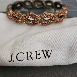 J.Crew Gold-Tone Crystal Bracelet